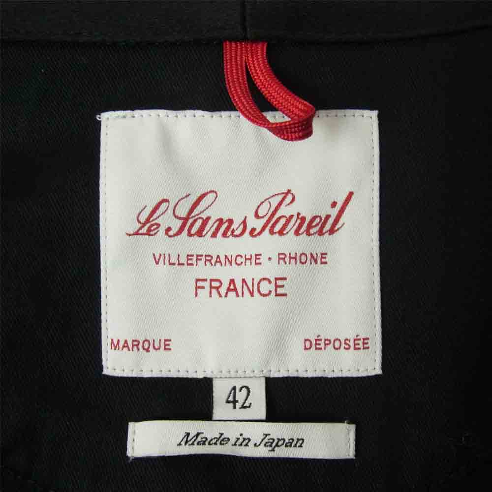 ル サン パレイユ LSP-25U-203006 CMS TRADITIONAL TIELOCKEN COAT モールスキン タイロッケン コート ブラック系 42【中古】