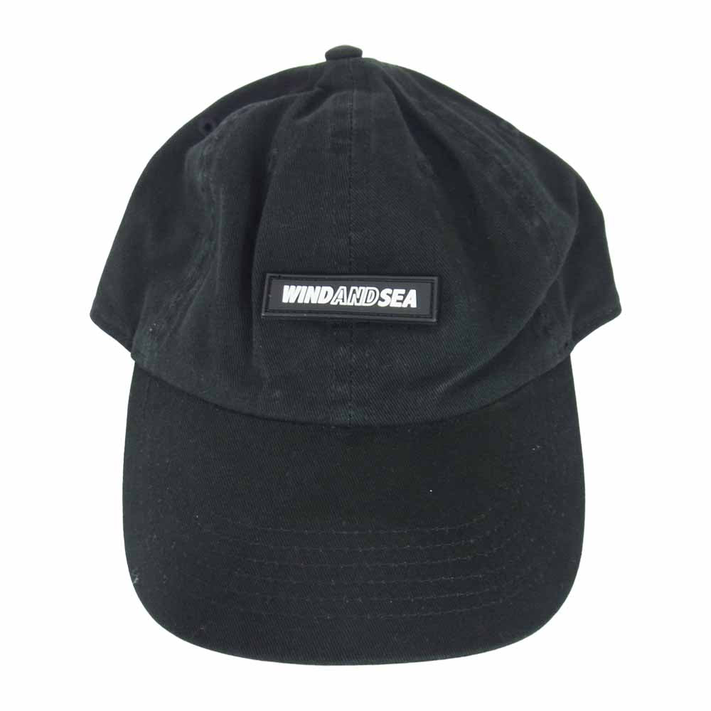 WIND AND SEA ウィンダンシー WDS-19A-GD-05 WDS CAP ロゴ キャップ ブラック系 F【中古】