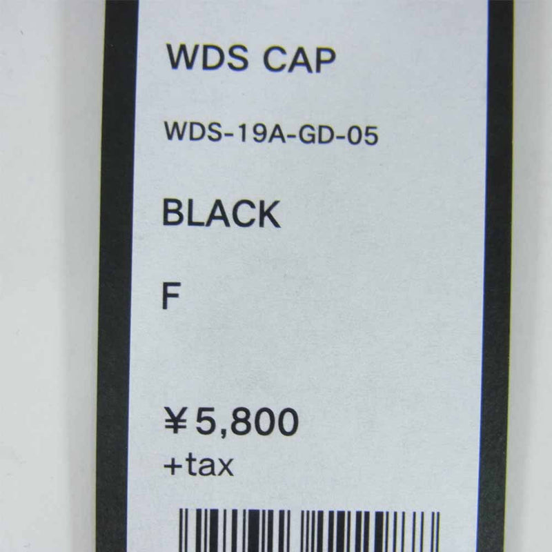 WIND AND SEA ウィンダンシー WDS-19A-GD-05 WDS CAP ロゴ キャップ ブラック系 F【中古】