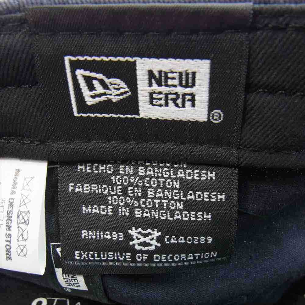 モマデザインストア × New Era ニューエラ New York Yankees ニューヨークヤンキース キャップ ブラック ダークネイビー系【極上美品】【中古】