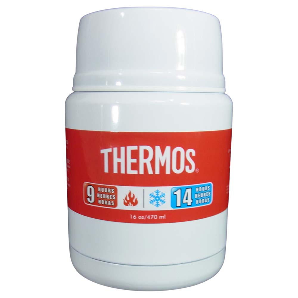Supreme シュプリーム 18AW × Thermos サーモス Stainless King Food Jar + Spoon ステンレスキング 折り畳みスプーン付き フードジャー ホワイト系【新古品】【未使用】【中古】