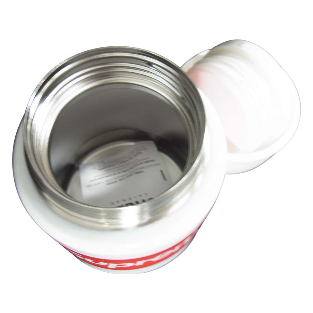 Supreme シュプリーム 18AW × Thermos サーモス Stainless King Food Jar + Spoon ステンレスキング 折り畳みスプーン付き フードジャー ホワイト系【新古品】【未使用】【中古】
