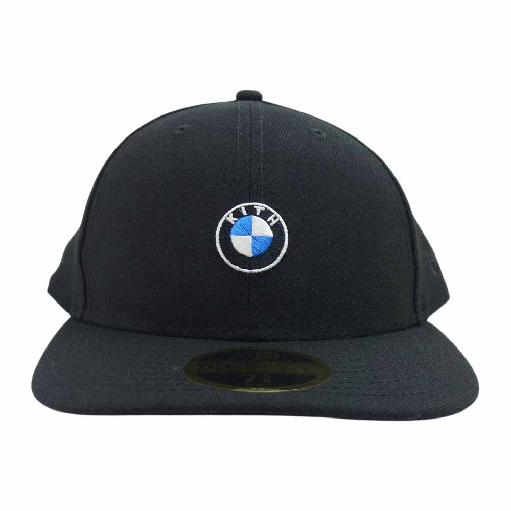 キス KH5883-100 × BMW New Era Low Profile 59FIFTY Fitted Cap ニューエラ キャップ ブラック系 60.6cm【新古品】【未使用】【中古】