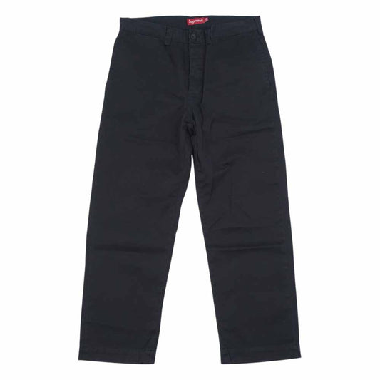 Supreme シュプリーム 18SS Pin Up Chino Pant ピンナップ チノ パンツ ブラック系 32【中古】