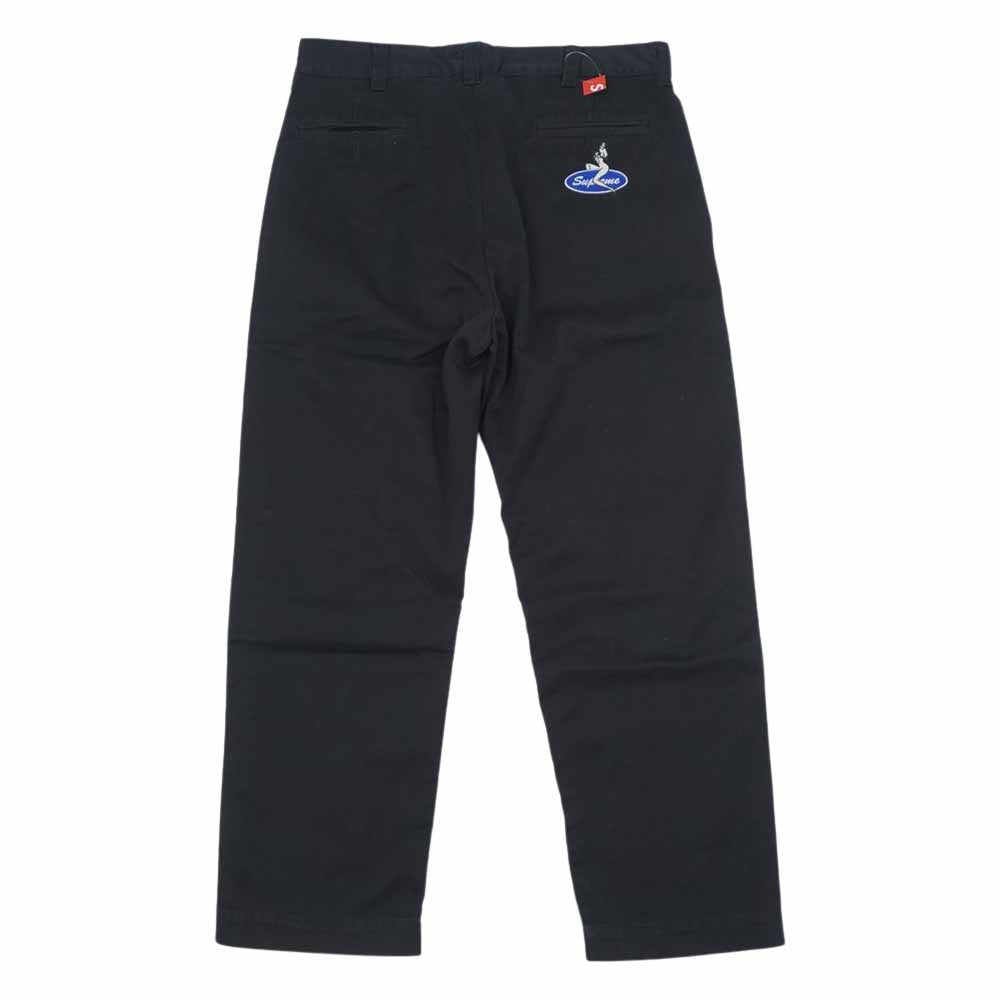 Supreme シュプリーム 18SS Pin Up Chino Pant ピンナップ チノ パンツ ブラック系 32【中古】