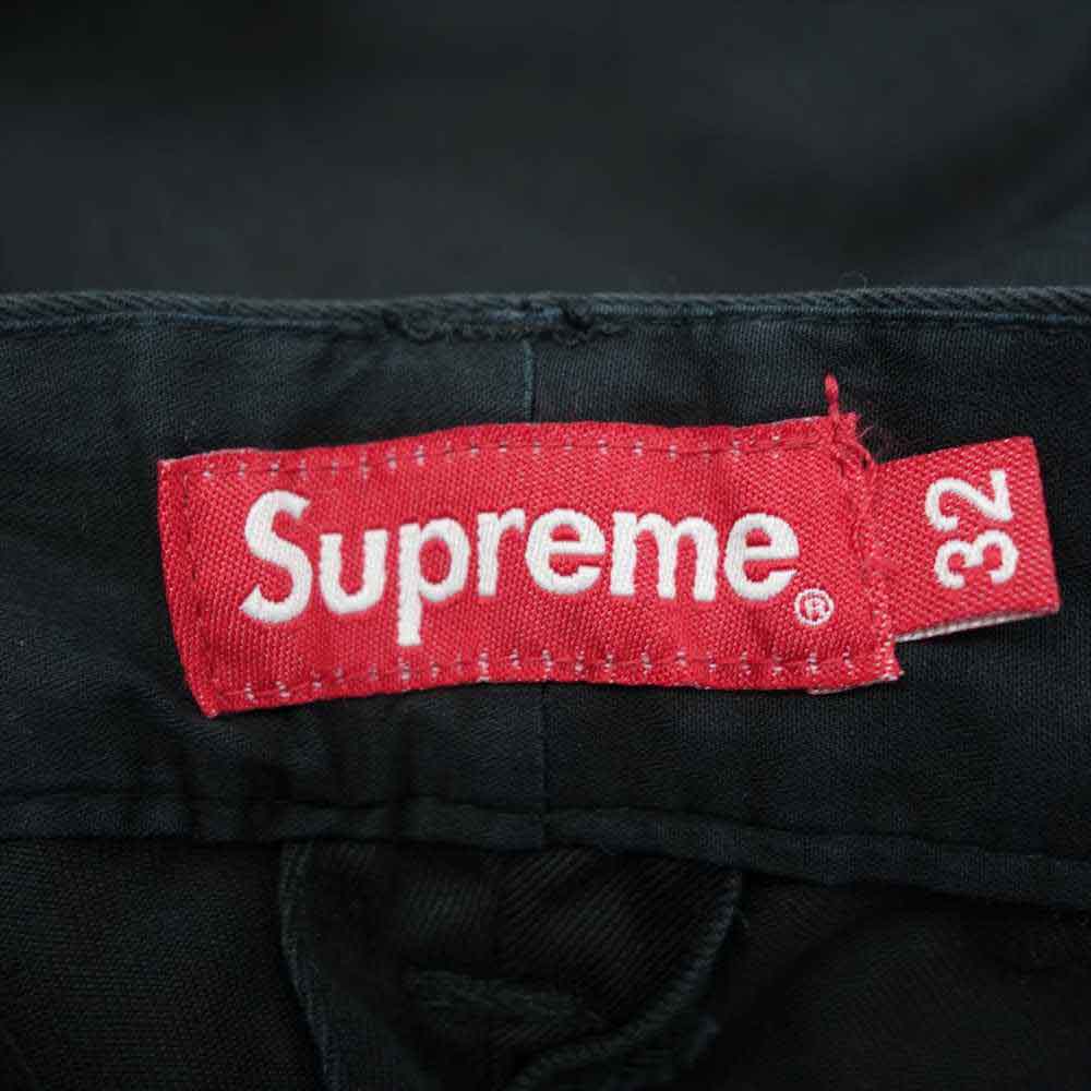 Supreme シュプリーム 18SS Pin Up Chino Pant ピンナップ チノ パンツ ブラック系 32【中古】