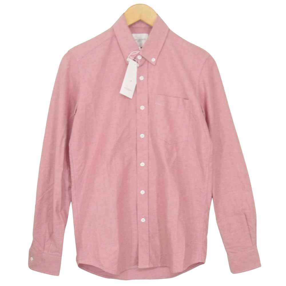 サタデーズサーフニューヨーク Crosby Solid Oxford L/S WOVEN SHIRT オックスフォード 長袖 シャツ レッド系 XS【新古品】【未使用】【中古】