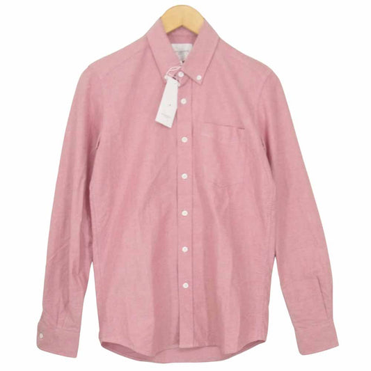 サタデーズサーフニューヨーク Crosby Solid Oxford L/S WOVEN SHIRT オックスフォード 長袖 シャツ レッド系 XS【新古品】【未使用】【中古】