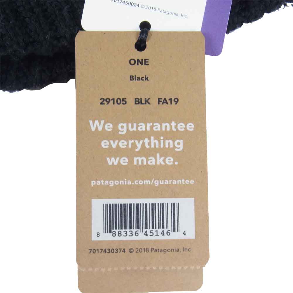 patagonia パタゴニア 29105 フィッシャーマンズ ロールド ニット帽 ブラック系【中古】