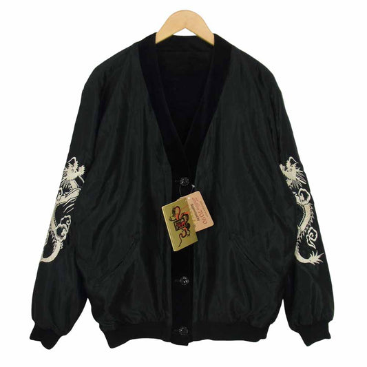 TAILOR TOYO テイラー東洋 TT14567AK × GOLD × ARK TT14567AK ARKSTANDARD 10th SUKA CARDIGAN 10周年 ゴールド アークスタンダード リバーシブル カーディガン ブラック系 L【中古】