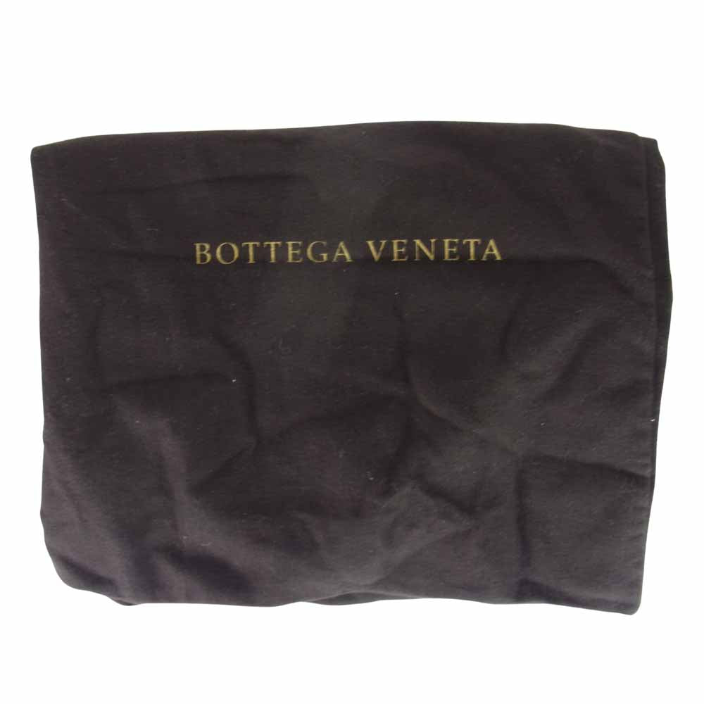 BOTTEGAVENETA ボッテガヴェネタ イントレチャート レザー ハンドバッグ ブラック系【中古】