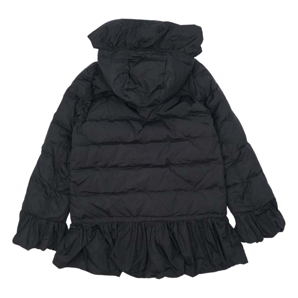 MONCLER モンクレール 420934630705 SERRE フリル ダウンジャケット  ブラック系  0【中古】