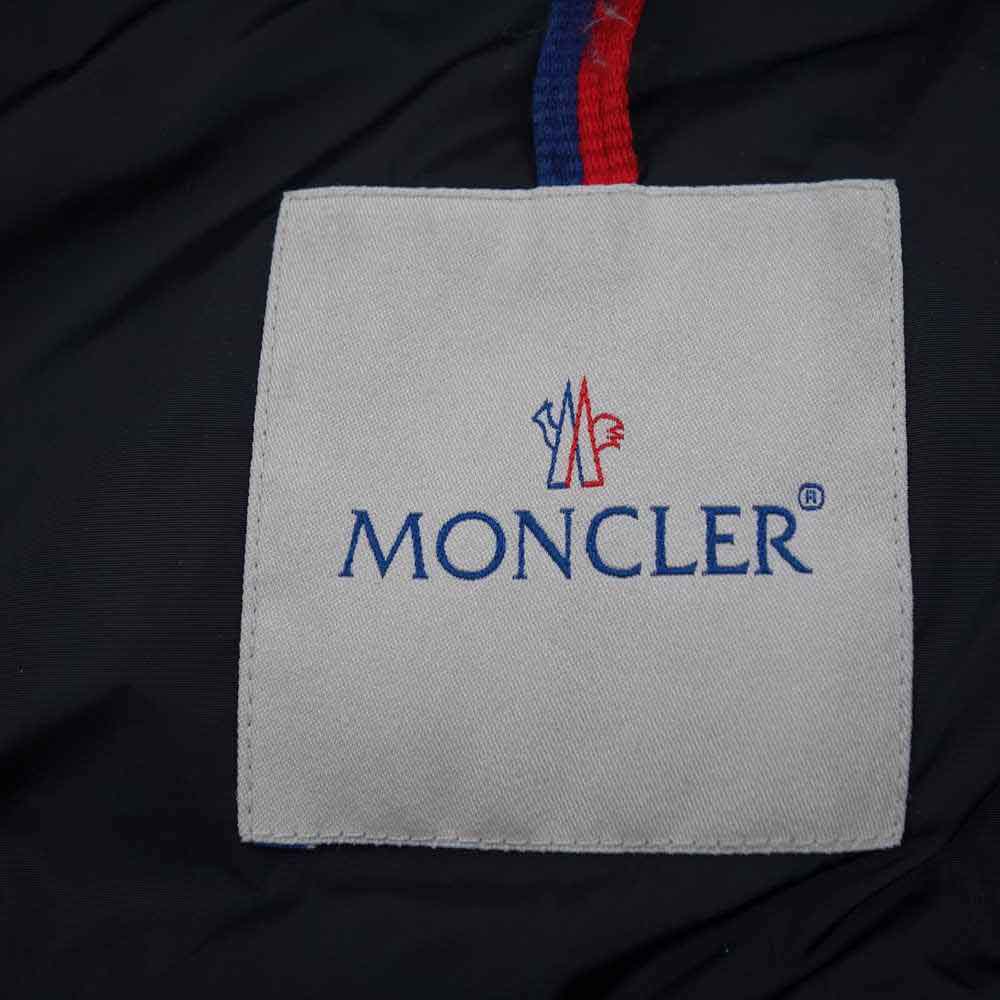MONCLER モンクレール 420934630705 SERRE フリル ダウンジャケット  ブラック系  0【中古】