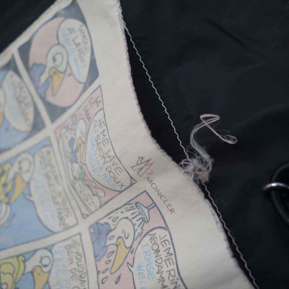 MONCLER モンクレール 420934630705 SERRE フリル ダウンジャケット  ブラック系  0【中古】