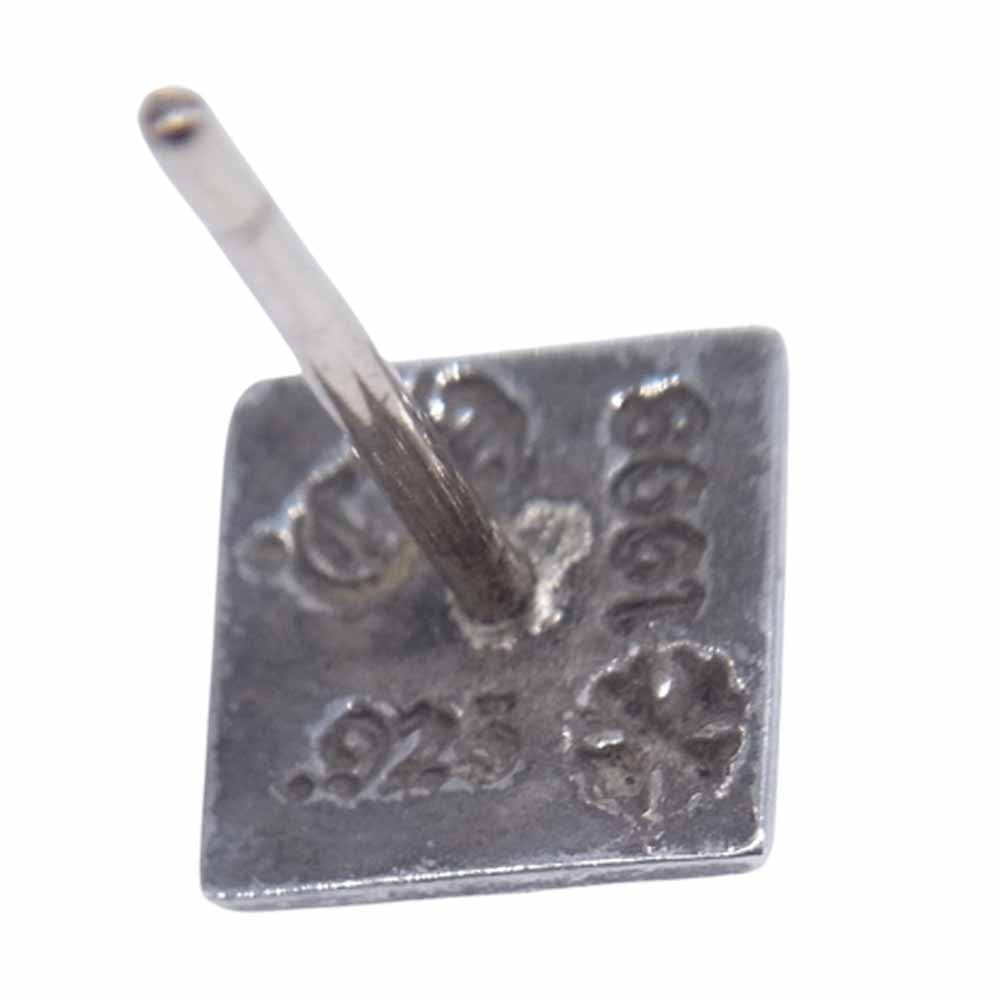CHROME HEARTS クロムハーツ（原本有） STUD PYRAMID PLS ピラミッド スタッド ピアス シルバー系【中古】