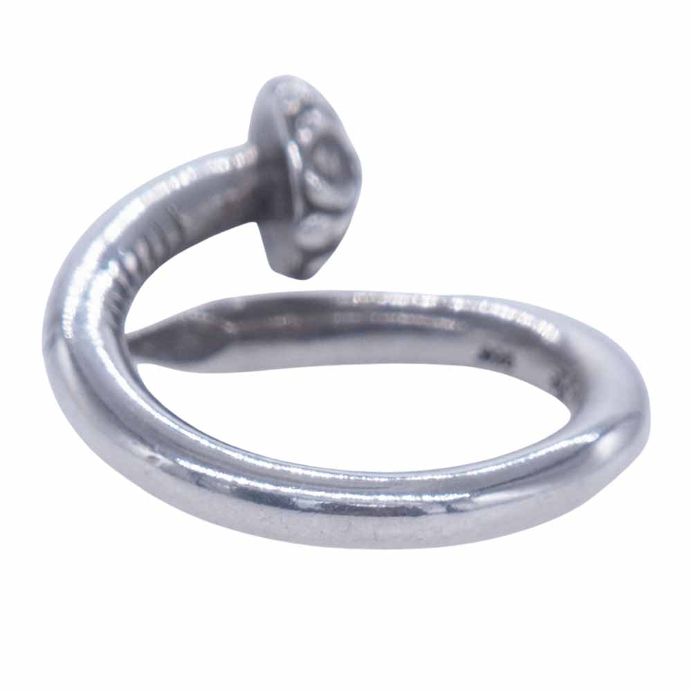 CHROME HEARTS クロムハーツ（原本有） NAIL CROSS BALL RING クロスボール ネイル リング シルバー系【中古】