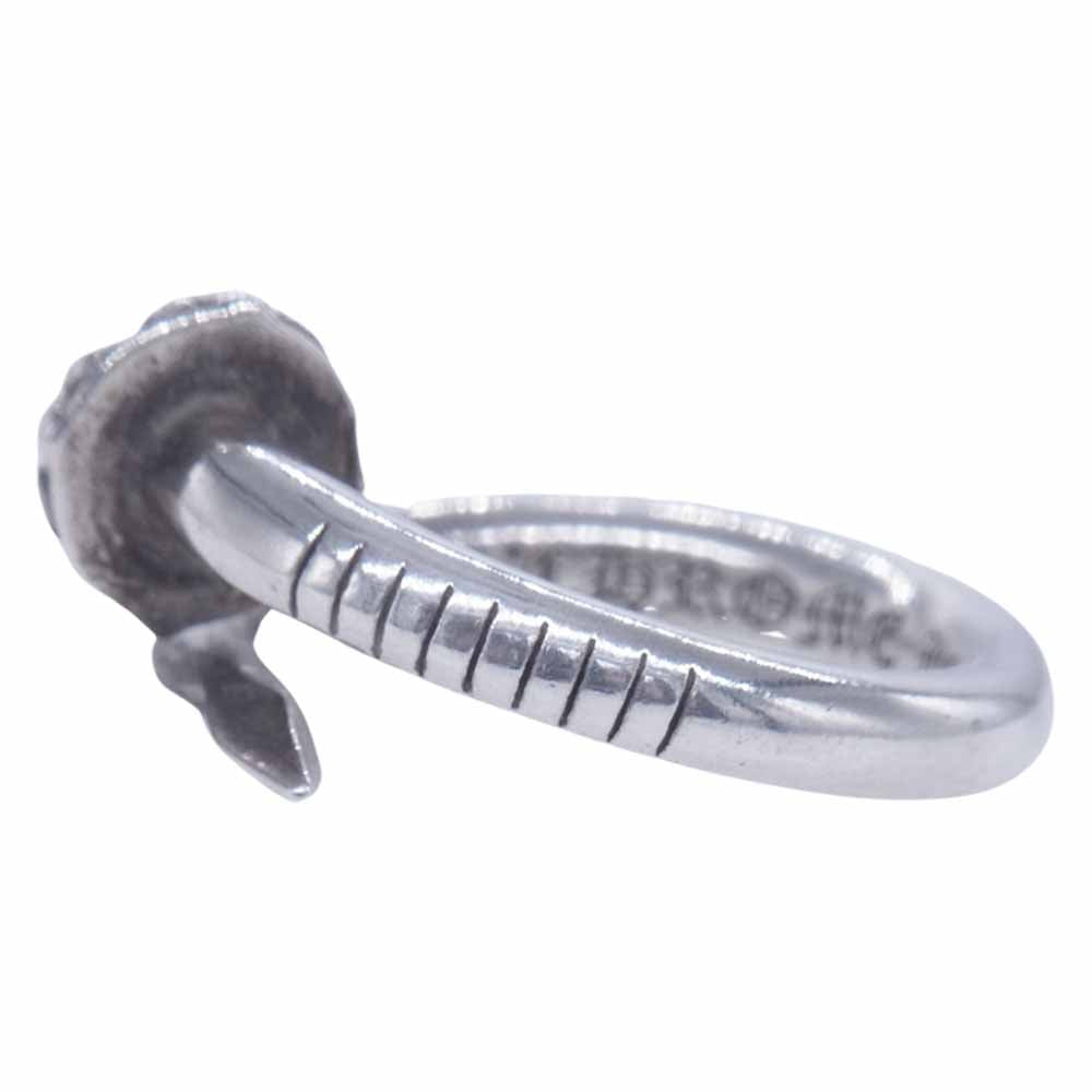 CHROME HEARTS クロムハーツ（原本有） NAIL CROSS BALL RING クロスボール ネイル リング シルバー系【中古】