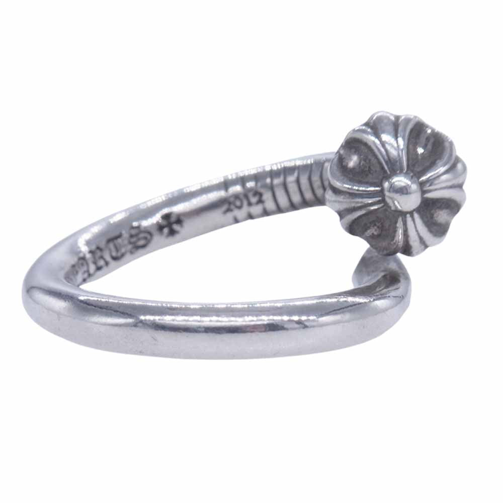 CHROME HEARTS クロムハーツ（原本有） NAIL CROSS BALL RING クロスボール ネイル リング シルバー系【中古】