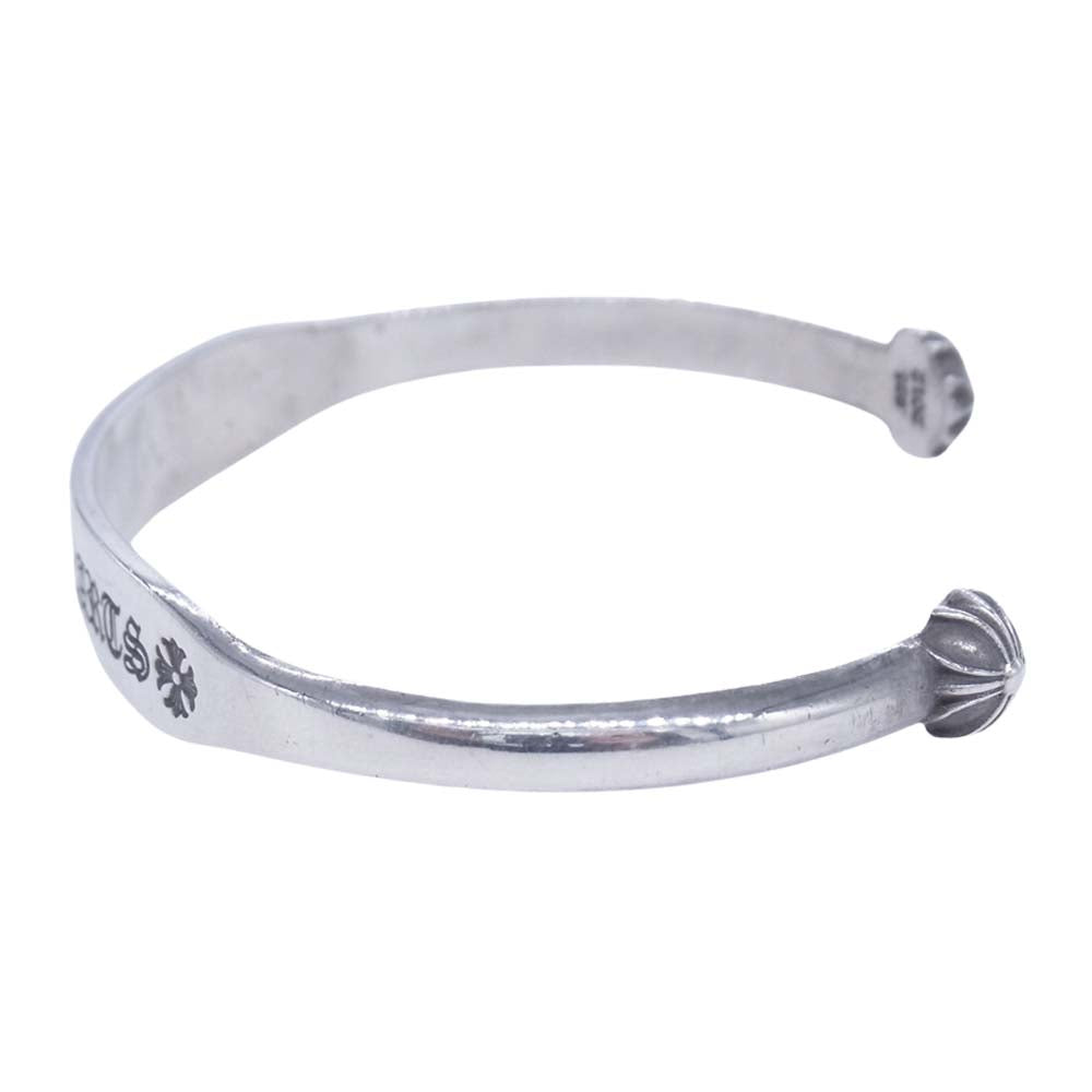 CHROME HEARTS クロムハーツ（原本有） BANGLE FLAT CH PLS CHプラス フラット バングル シルバー系【中古】