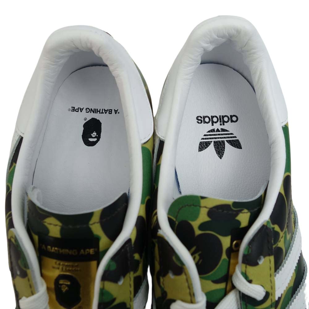 adidas アディダス × APE エイプ GZ8981 SUPERSTAR 80S BAPE スーパースター ローカット スニーカー 27.5cm【新古品】【未使用】【中古】