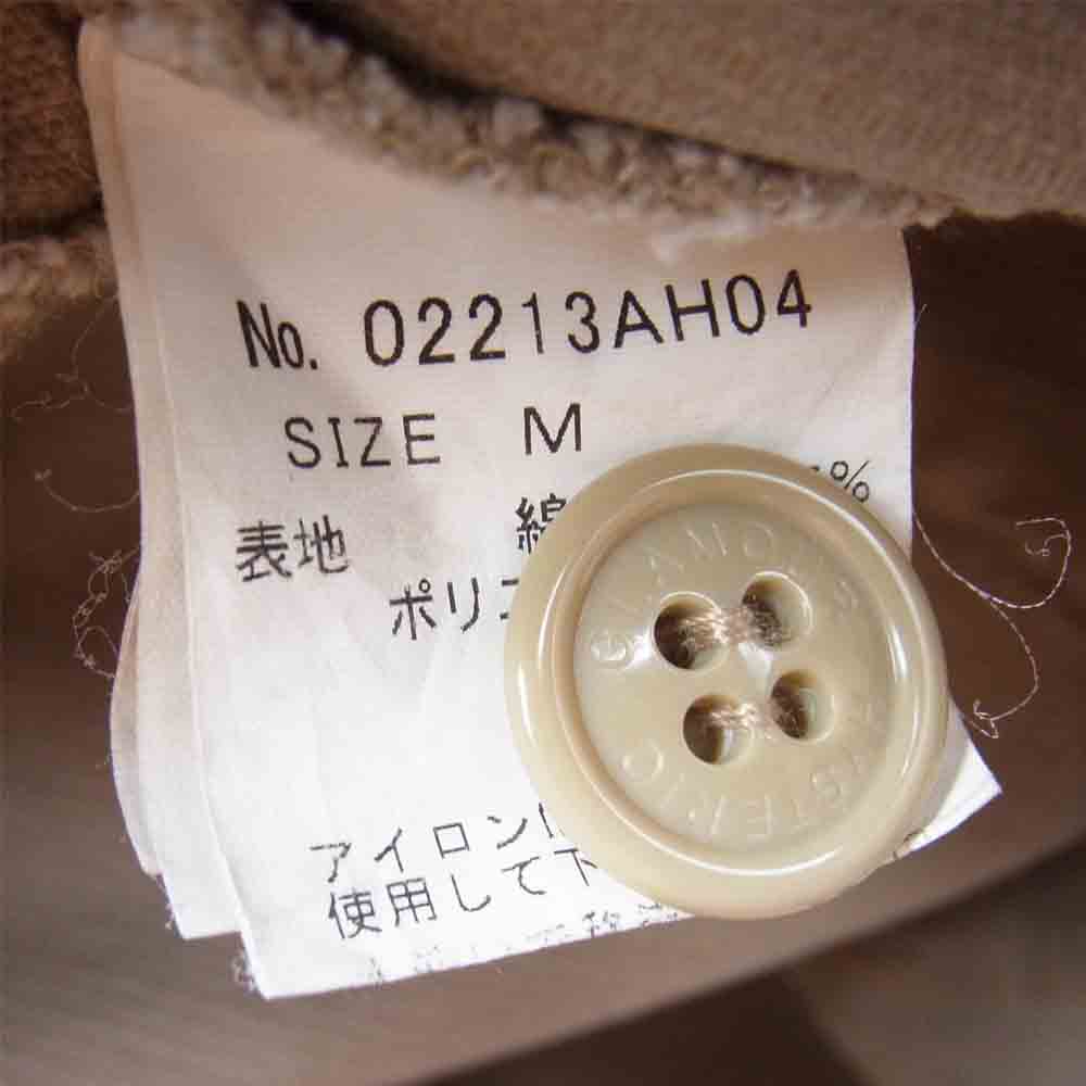 HYSTERIC GLAMOUR ヒステリックグラマー 02213AH04310 HYSTERIC YOUTH刺繍 カレッジシャツ ベージュ系 M【新古品】【未使用】【中古】