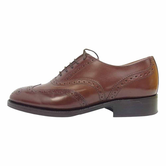 Clarks クラークス 3145T 英国製 ウイングチップ シューズ ブラウン系 5【中古】