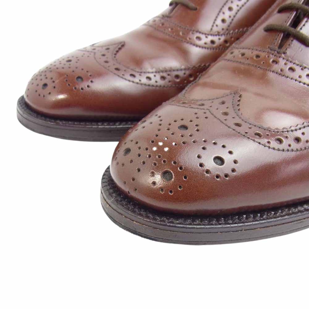 Clarks クラークス 3145T 英国製 ウイングチップ シューズ ブラウン系 5【中古】