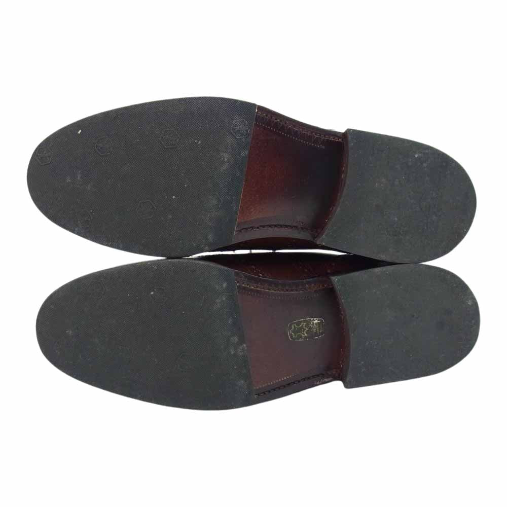 Clarks クラークス 3145T 英国製 ウイングチップ シューズ ブラウン系 5【中古】