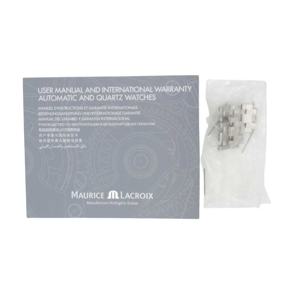 MAURICE LACROIX モーリスラクロア AI6007-SS002-330-1 国内正規取扱店2021年9月購入品 アイコン オートマティック ウォッチ 自動巻 腕時計 シルバー系【中古】