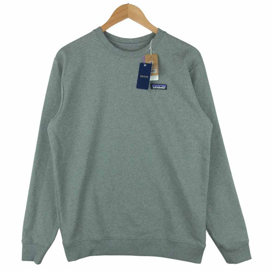 patagonia パタゴニア 20AW 39543 P-6 Label Uprisal Crew Sweatshirt ラベル アップライザル クルー スウェット シャツ トレーナー グレー系 M【極上美品】【中古】