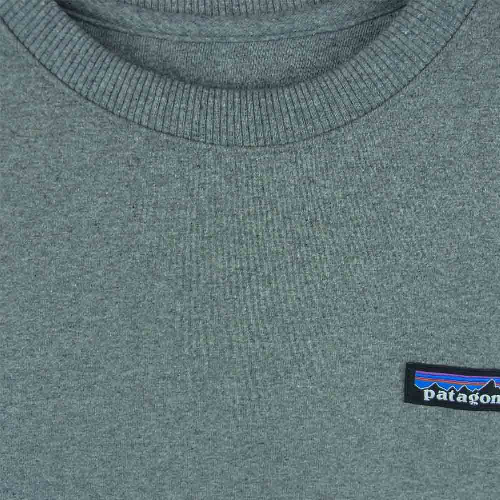 patagonia パタゴニア 20AW 39543 P-6 Label Uprisal Crew Sweatshirt ラベル アップライザル クルー スウェット シャツ トレーナー グレー系 M【極上美品】【中古】