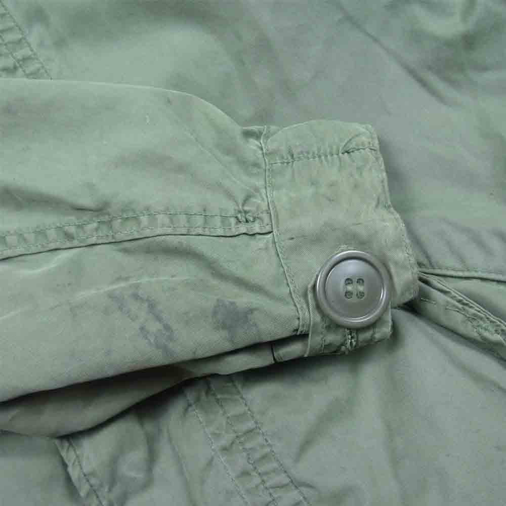 ミリタリー 1970年製 DSA 100-70-C-1370 SPORTSMASTER,INC.製 アルミジップ M-65 コート カーキ系 XS【中古】
