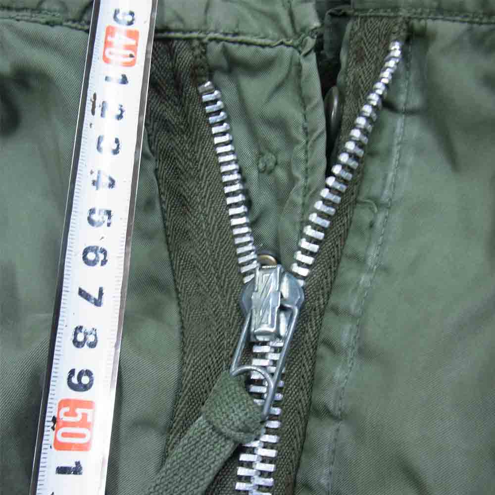 ミリタリー 1970年製 DSA 100-70-C-1370 SPORTSMASTER,INC.製 アルミジップ M-65 コート カーキ系 XS【中古】