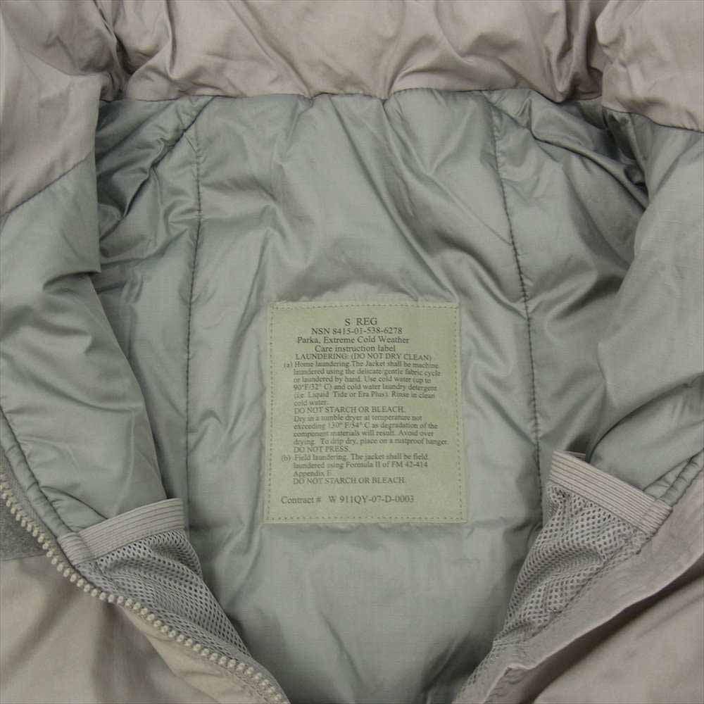 ミリタリー 8415-01-538-6278 00s WILDTHINGS社製 ECWCS GEN3 LEVEL7 EXTREME COLD WEATHER PARKA ハッピースーツ ミリタリー ジャケット S-R【中古】