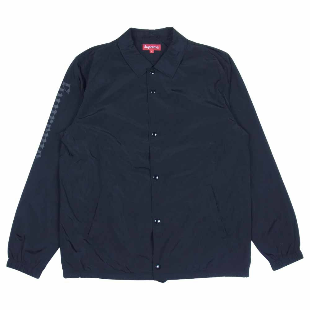 Supreme シュプリーム x Slayer 16AW Eagle Cutter Coaches Jacket カッター コーチ ジャケット ブラック系 L【中古】