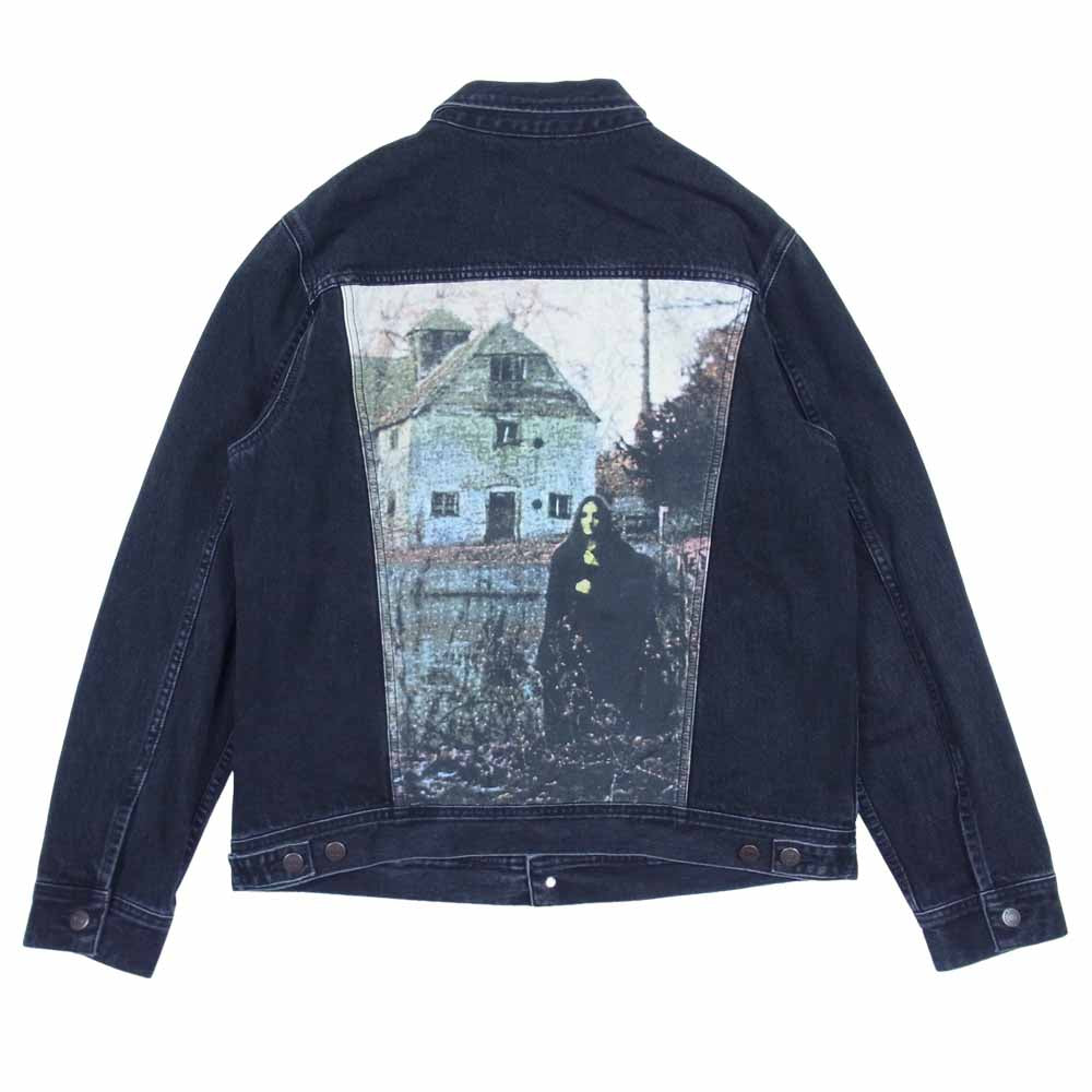 Supreme シュプリーム ×Black Sabbath 16SS Denim Trucker Jacket ブラック サバス デニム トラッカー ジャケット ブラック系 L【中古】