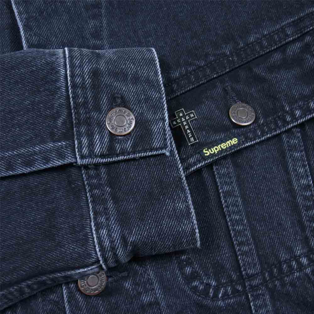 Supreme シュプリーム ×Black Sabbath 16SS Denim Trucker Jacket ブラック サバス デニム トラッカー ジャケット ブラック系 L【中古】