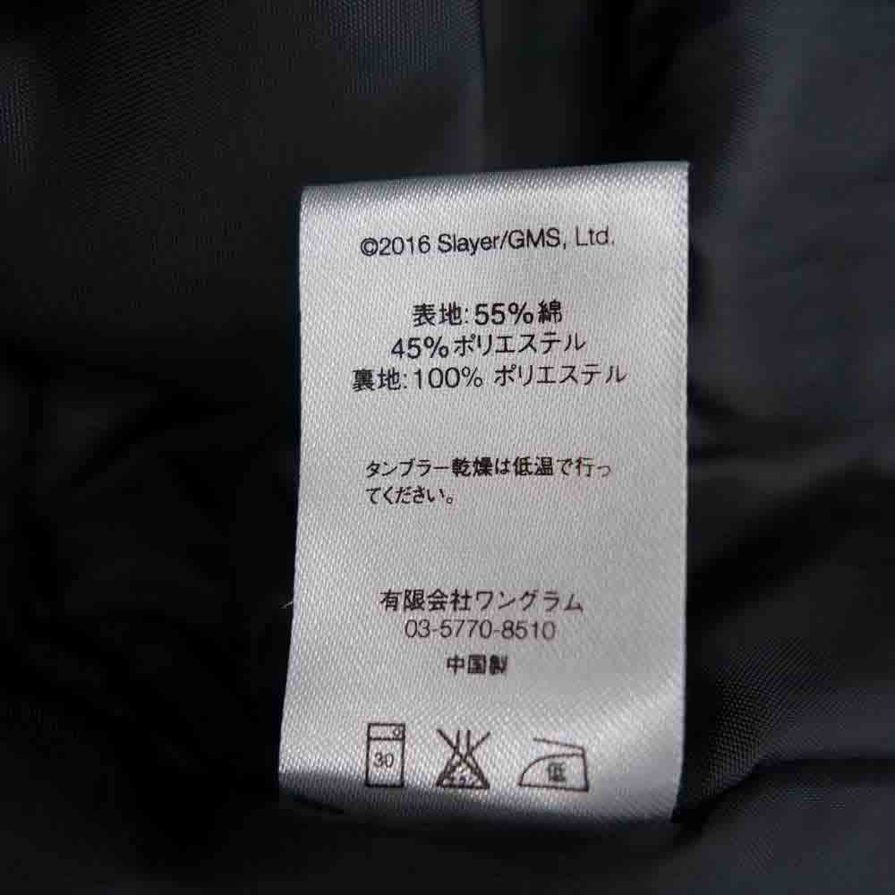 Supreme シュプリーム x Slayer 16AW Eagle M-65 Jacket スレイヤー  着脱可能ライナー付属 ミリタリー ジャケット ブラック系 L【中古】