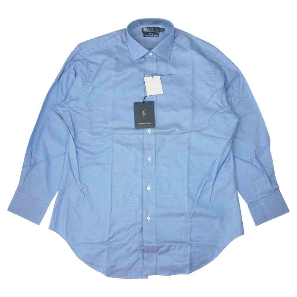 POLO RALPH LAUREN ポロ・ラルフローレン チェック 長袖 シャツ ブルー系 40～82【新古品】【未使用】【中古】