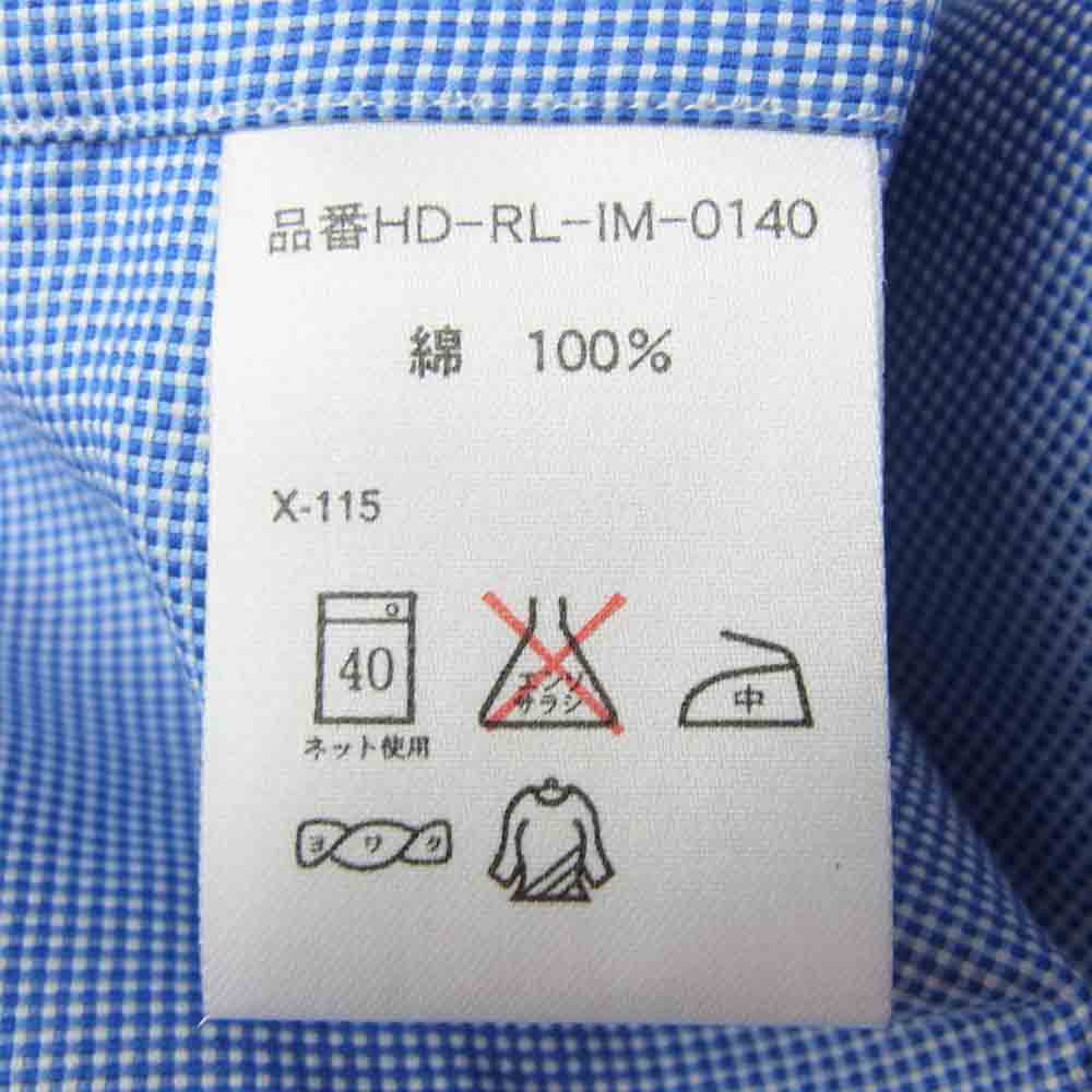 POLO RALPH LAUREN ポロ・ラルフローレン チェック 長袖 シャツ ブルー系 40～82【新古品】【未使用】【中古】