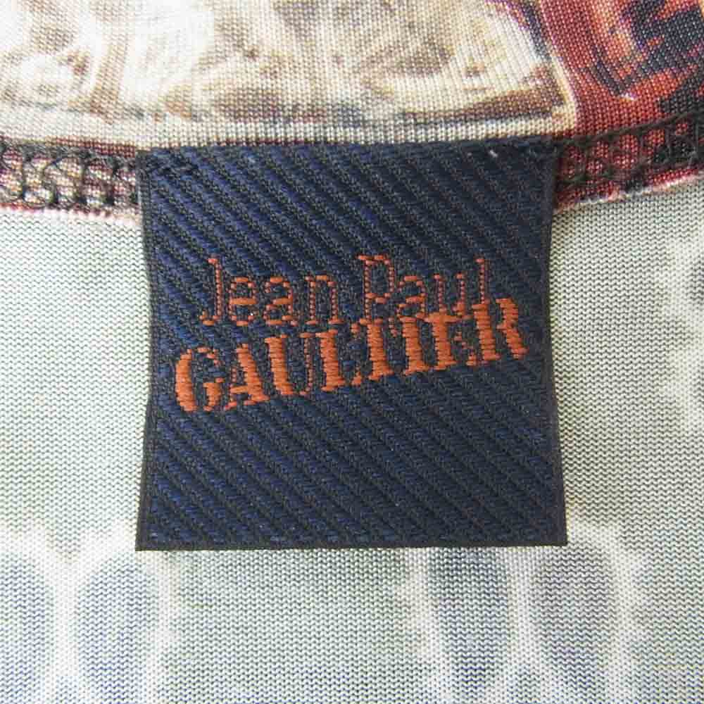JEAN-PAUL GAULTIER ジャンポールゴルチエ 国内バスストップ正規品 アーカイブ イタリア製 バンダナ転写 ペイズリー柄 半袖カットソー マルチカラー系 50【中古】
