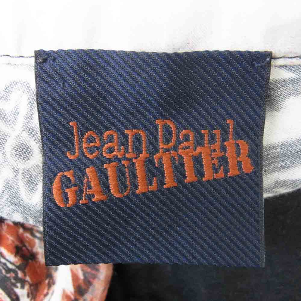 JEAN-PAUL GAULTIER ジャンポールゴルチエ PRJH-IA1-2016 国内バスストップ正規品 アーカイブ イタリア製 コットンキュプラ バンダナ ペイズリー パンツ マルチカラー系 30【中古】
