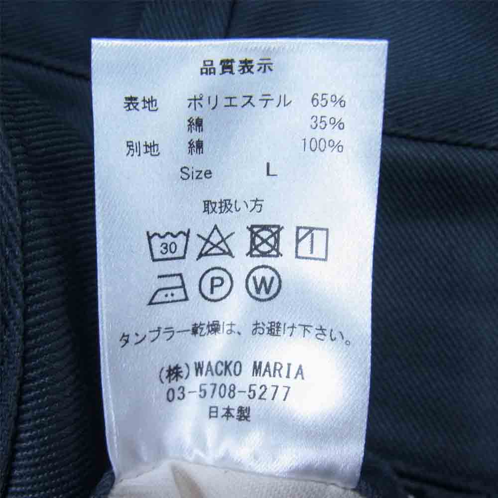 WACKO MARIA ワコマリア GP-104-A-BLANKLINE-ZACK TWILL SKATE PANTS ツイル スケート パンツ グレー系 L【中古】