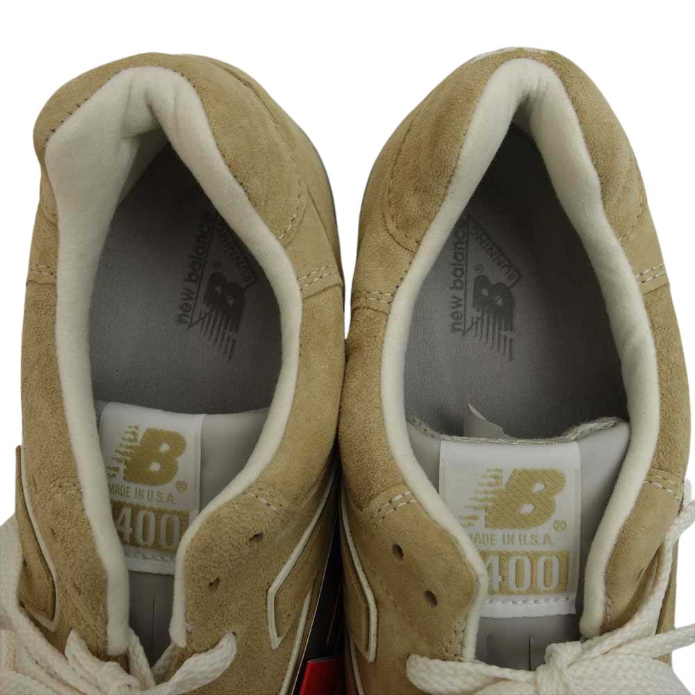 NEW BALANCE ニューバランス M1400BE USA製 ローカットスニーカー ベージュ系 29㎝【新古品】【未使用】【中古】