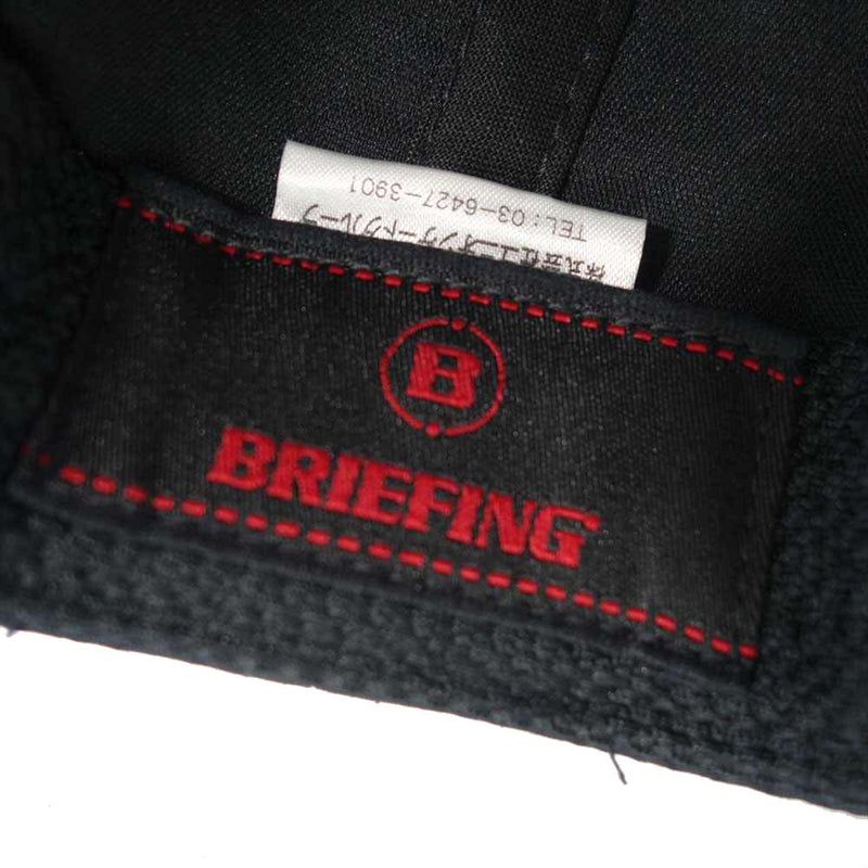 BRIEFING ブリーフィング BRN21RF17 国内正規品 6パネル キャップ ブラック系 FREE【極上美品】【中古】