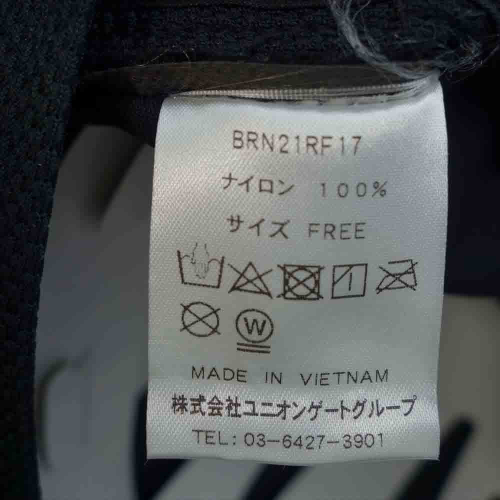 BRIEFING ブリーフィング BRN21RF17 国内正規品 6パネル キャップ ブラック系 FREE【極上美品】【中古】