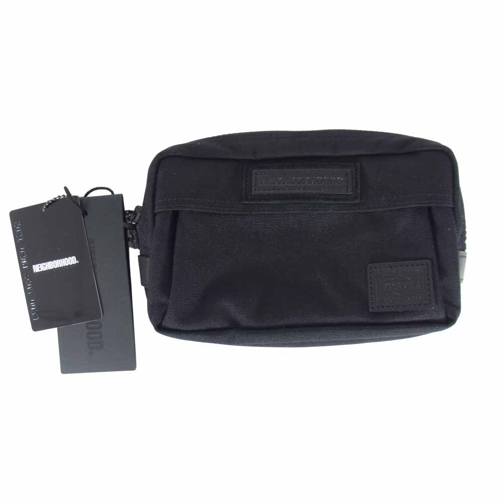 NEIGHBORHOOD ネイバーフッド 21AW 212YSPTN-AC06 × PORTER ポーター N-CASE .  NHPT . POUCH ポーチ ブラック系【新古品】【未使用】【中古】