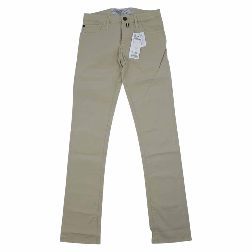 JACOB COHEN ヤコブコーエン 国内正規品 PW696 COMF ストレッチ ストレート スリム パンツ ベージュ系 28【新古品】【未使用】【中古】