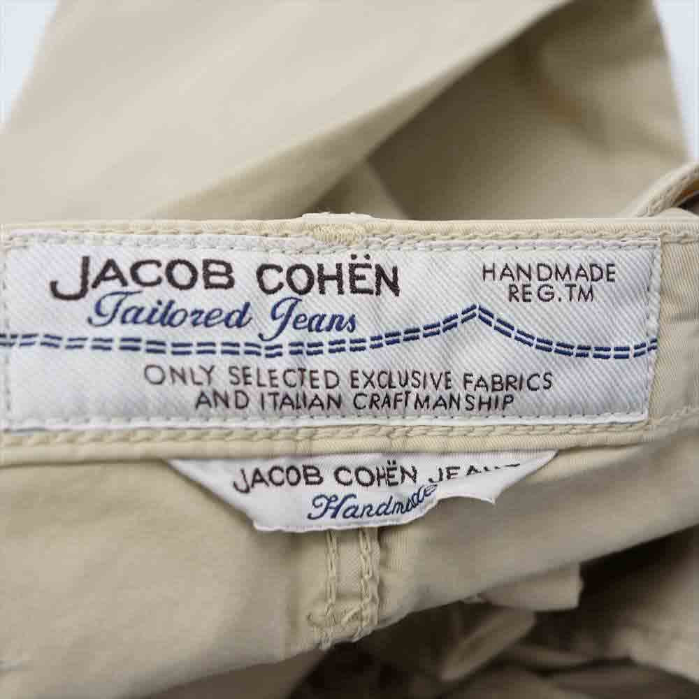 JACOB COHEN ヤコブコーエン 国内正規品 PW696 COMF ストレッチ ストレート スリム パンツ ベージュ系 28【新古品】【未使用】【中古】