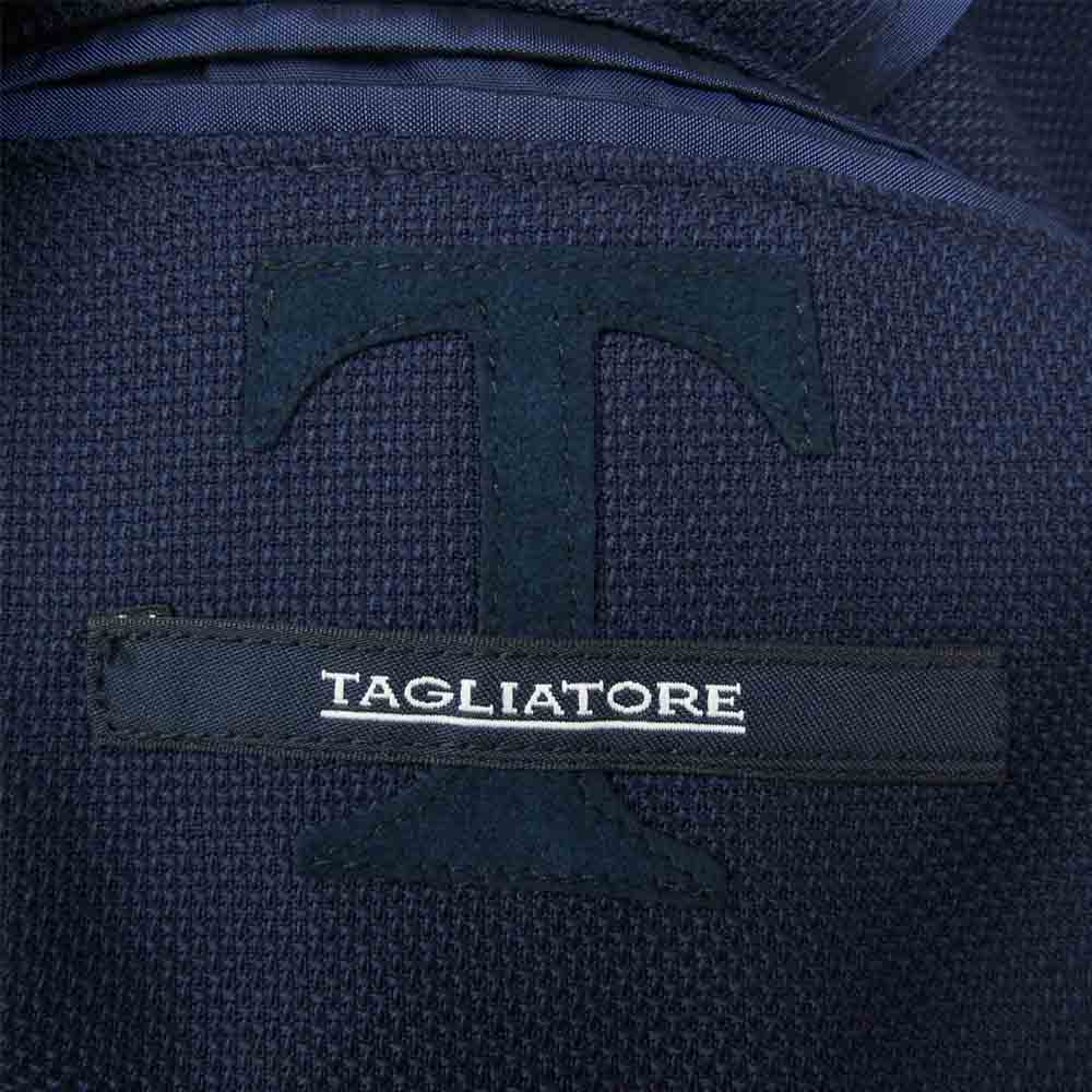 タリアトーレ 1SMC22K 国内正規品 イタリア製 MONTECARLO ヘアーソリッド 2B テーラード ジャケット ネイビー系 42【極上美品】【中古】
